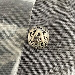 Letter A Charm Bead for bracelet or necklace “A”